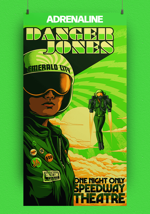 Danger Jones - Semi-Permanent Color - Adrenaline Neon Green 118ml