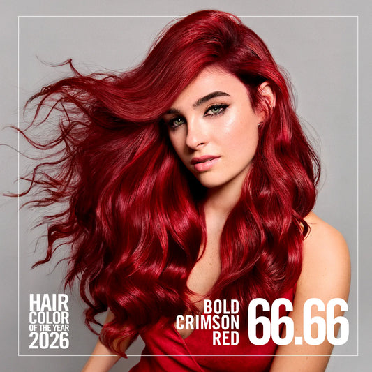 REVLONISSIMO COLORSMETIQUETM – HAIR COLOR OF THE YEAR 2026: 66.66 BOLD CRIMSON RED