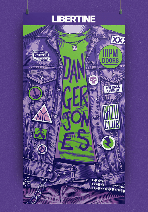 Danger Jones - Semi-Permanent Color - Libertine Violet 118ml