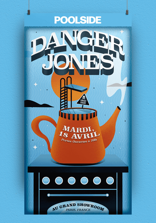 Danger Jones - Semi-Permanent Color - Poolside Light Blue 118ml