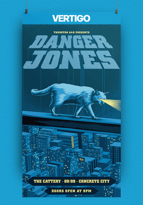 Danger Jones - Semi-Permanent Color - Vertigo Neon Blue 118ml