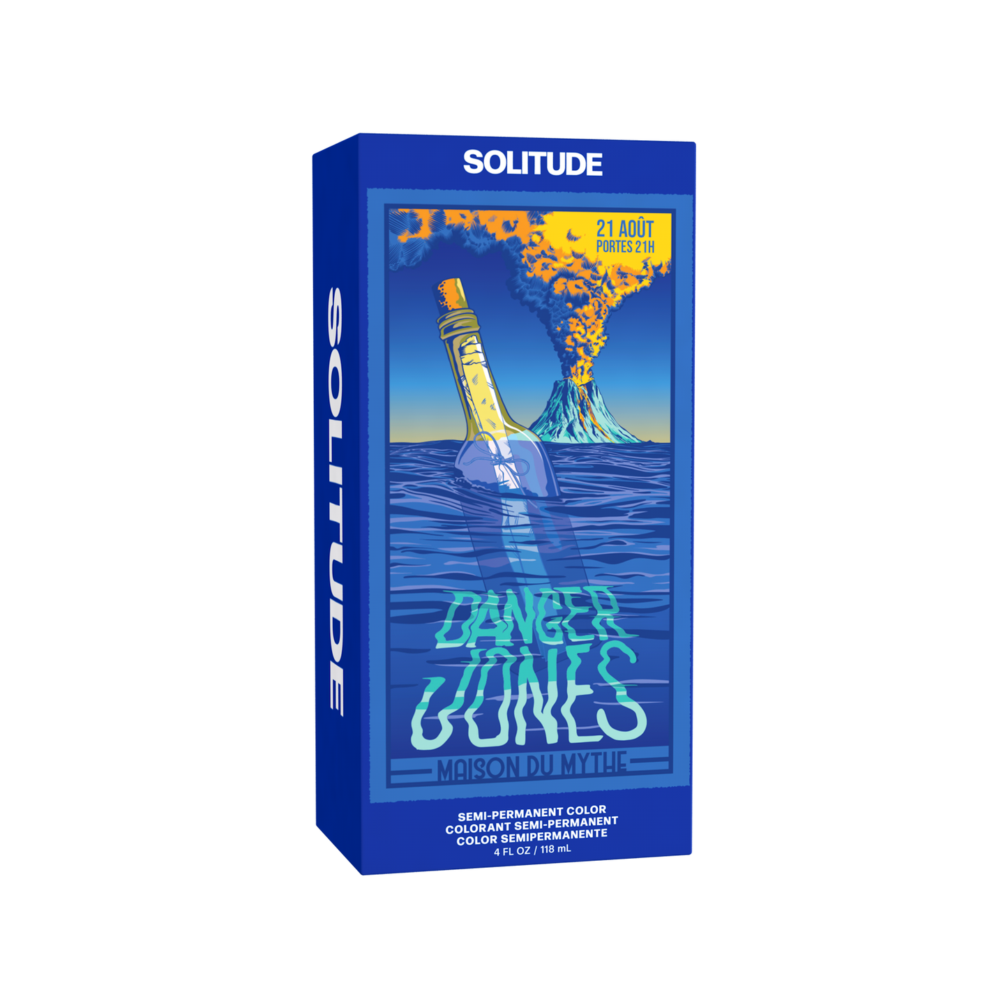 Danger Jones -  Semi-Permanent Color - Solitude Blue 118ml