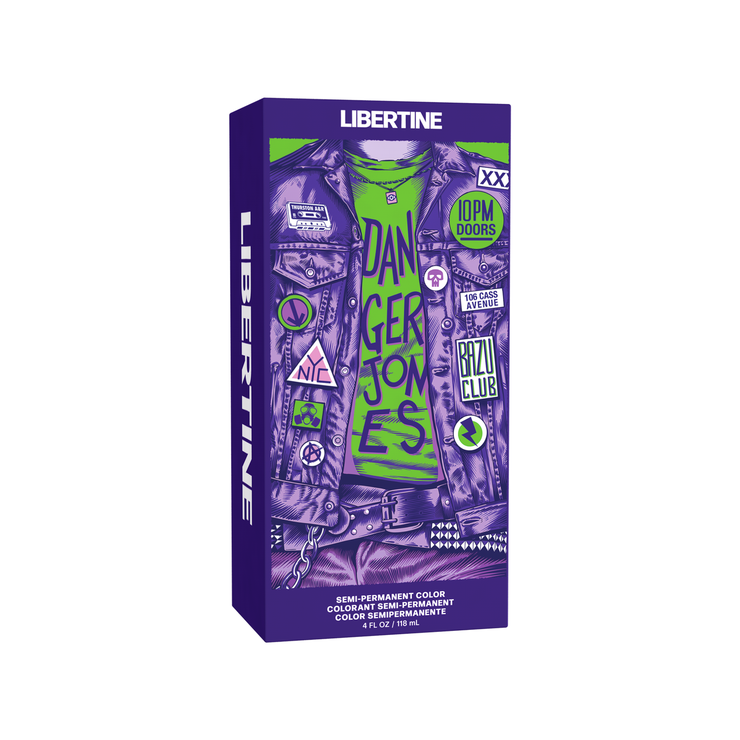 Danger Jones -  Semi-Permanent Color - Libertine Violet 118ml