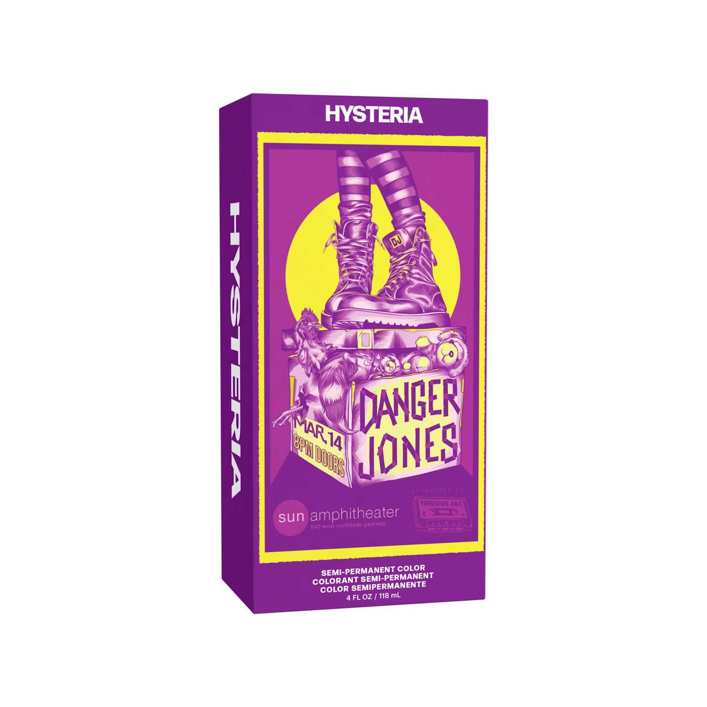 Danger Jones -  Semi-Permanent Color - Hysteria Berry 118ml