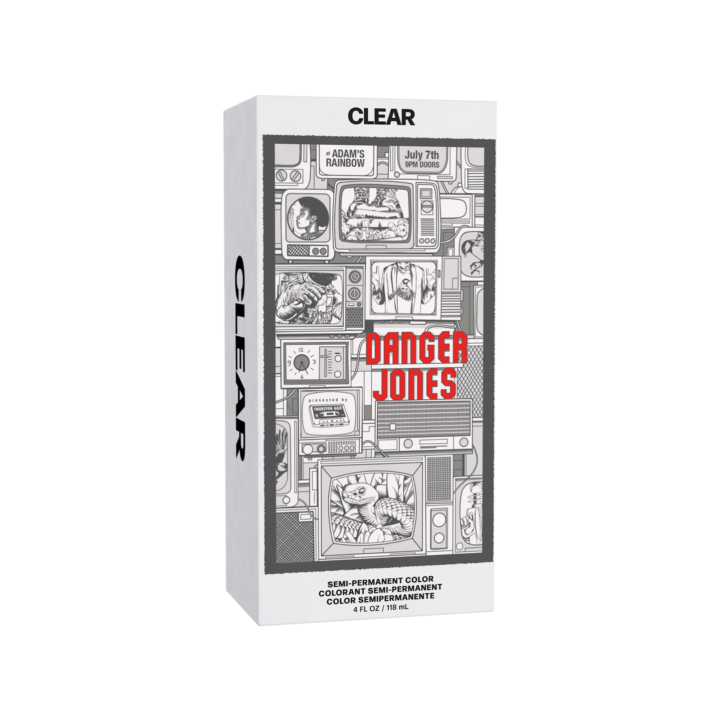 Danger Jones -  Semi-Permanent Color - Clear 118ml