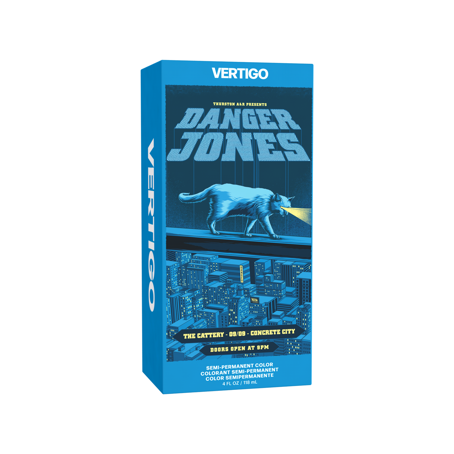 Danger Jones -  Semi-Permanent Color - Vertigo Neon Blue 118ml