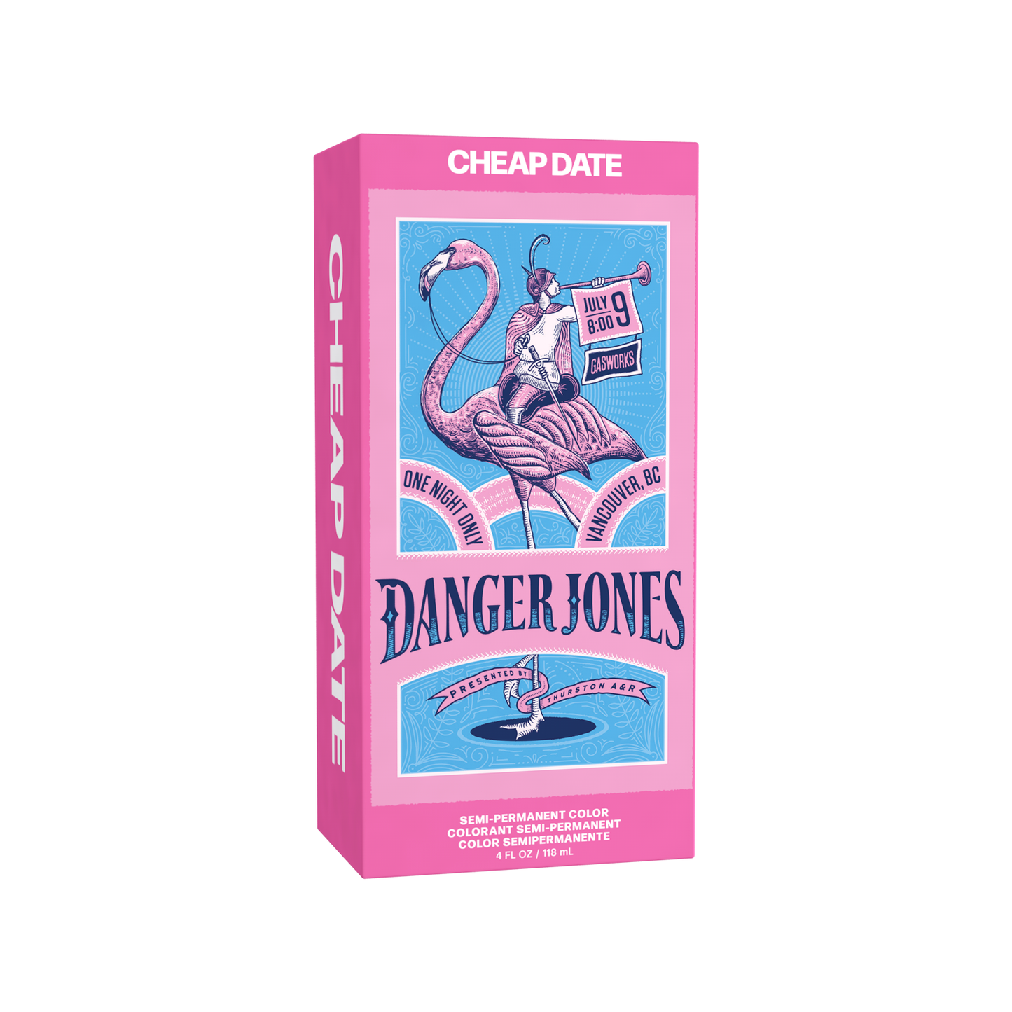 Danger Jones -  Semi-Permanent Color - Cheap Date Light Pink 118ml