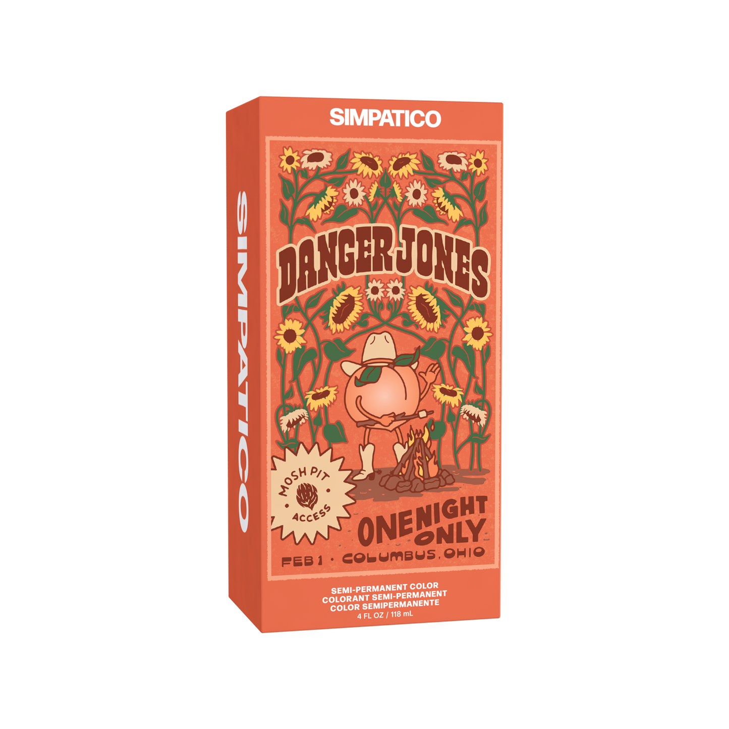 Danger Jones -  Semi-Permanent Color - Simpatico Light Peach 118ml