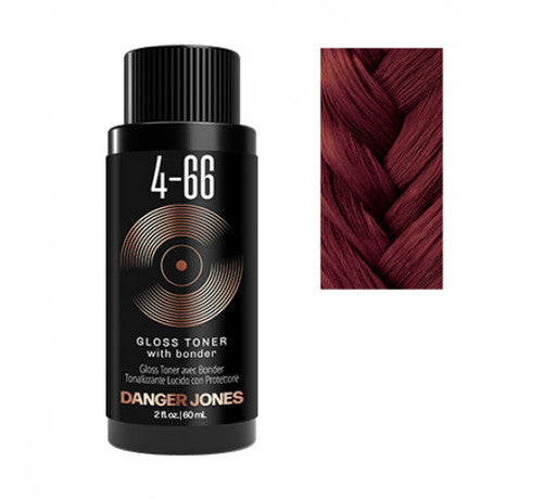 Gloss Toner with Bonder 60ml4-66 Red