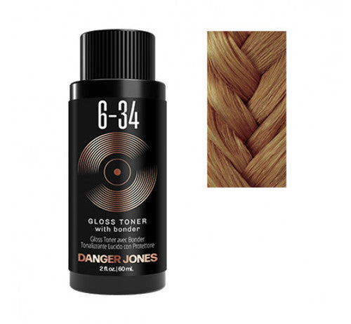 Gloss Toner with Bonder 60ml 6-34 Gold/Copper