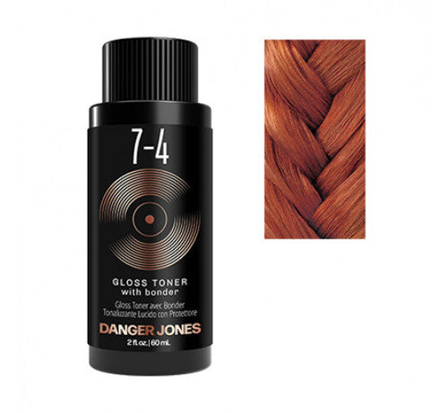 Gloss Toner with Bonder 60ml 7-4 Copper