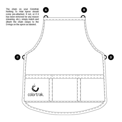 Nothing to Hide Vinyl Apron Holographic
