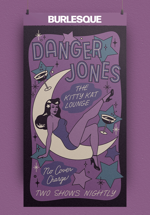Danger Jones -  Semi-Permanent Color - Burlesque Mauve 118ml