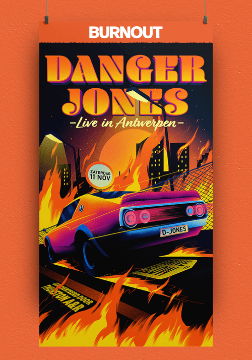 Danger Jones -  Semi-Permanent Color - Burnout Orange 118ml