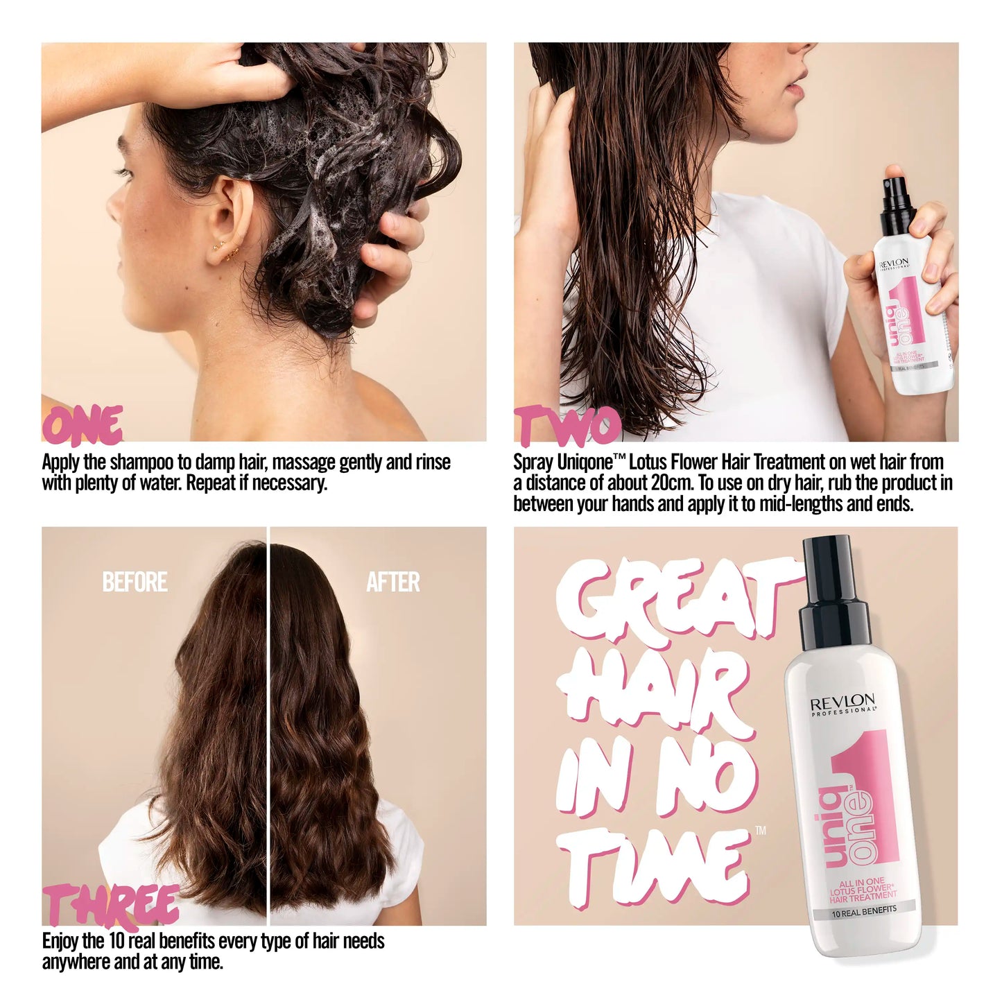 UNIQONETM HAIR TREATMENT LOTUS FLOWER FRAGRANCE