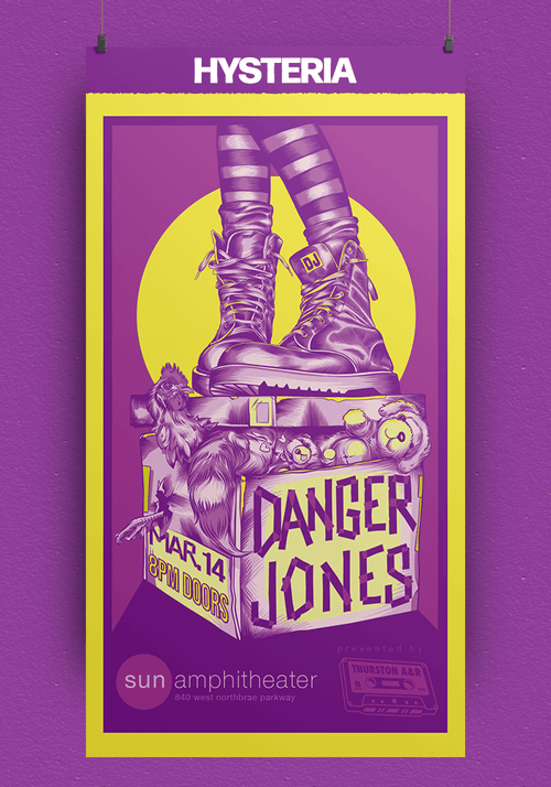 Danger Jones -  Semi-Permanent Color - Hysteria Berry 118ml