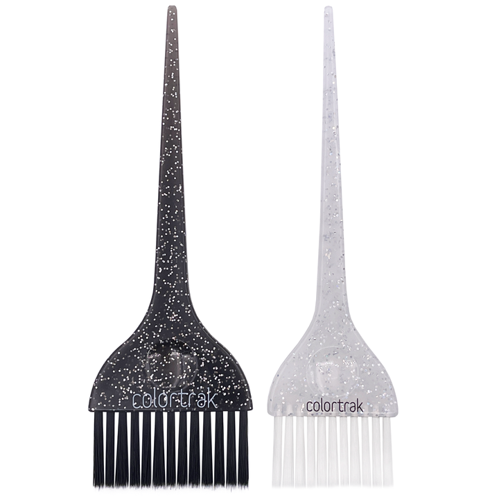 Colortrak Galaxy Glitter Feather Bristle Brushes