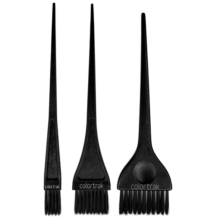 Colortrak Assorted Feather Bristles Color Brushes