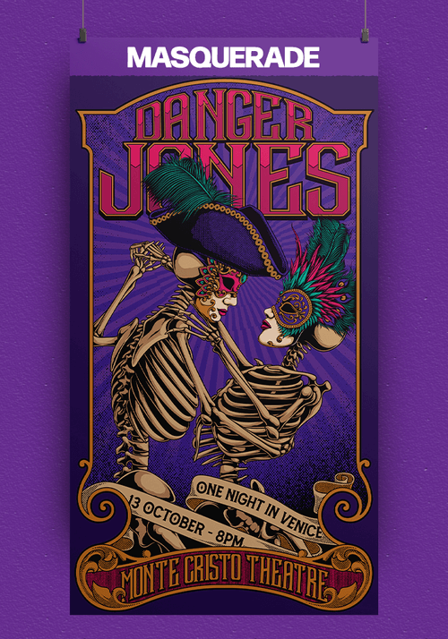 Danger Jones -  Semi-Permanent Color - Masquerade Purple 118ml