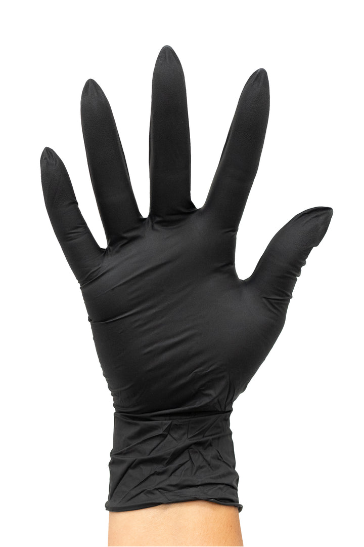 Colortrak Midnight Black Nitrile Gloves