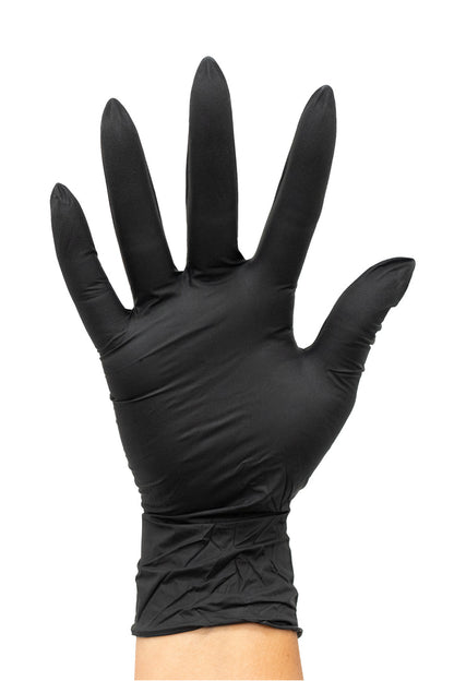 Colortrak Midnight Black Nitrile Gloves