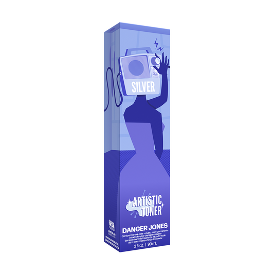 Danger Jones -  Artistic Toner - Demi-Permanent Cream Hair Color - Silver
