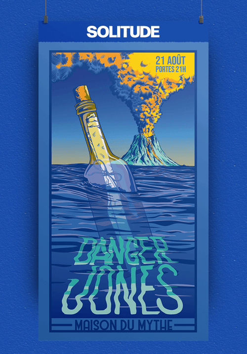 Danger Jones -  Semi-Permanent Color - Solitude Blue 118ml