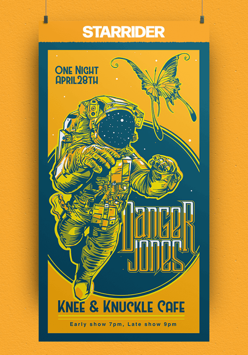 Danger Jones -  Semi-Permanent Color - Starrider Yellow 118ml