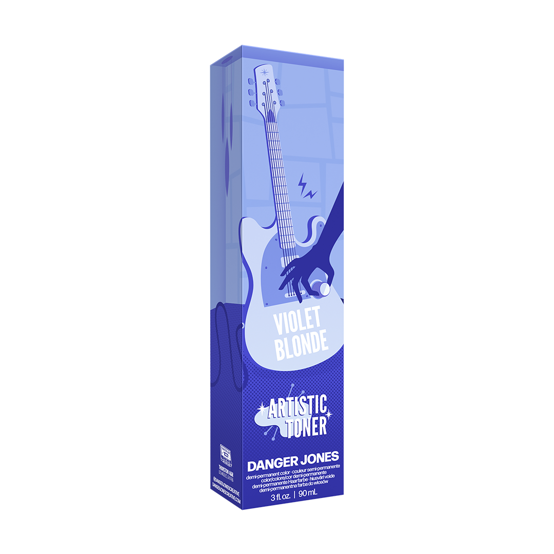 Danger Jones -  Artistic Toner - Demi-Permanent Cream Hair Color - Violet Blonde