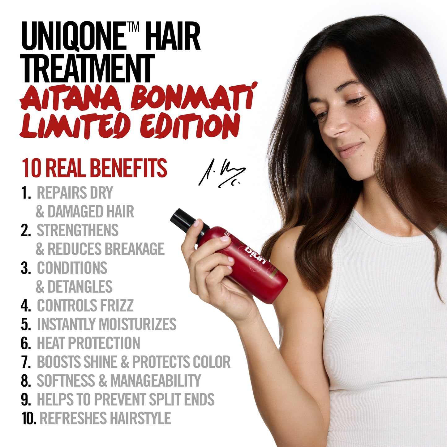 UNIQONETM HAIR TREATMENT AITANA BONMATÍ LIMITED EDITION