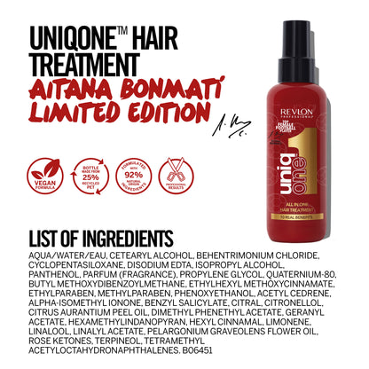 UNIQONETM HAIR TREATMENT AITANA BONMATÍ LIMITED EDITION