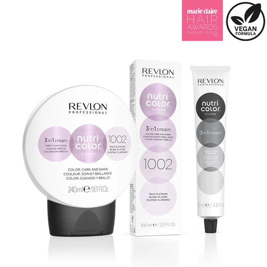 Revlon Professional – NUTRI COLORTM FILTERS METAL-ICE TONING FILTERS – Semi-permanent color mask