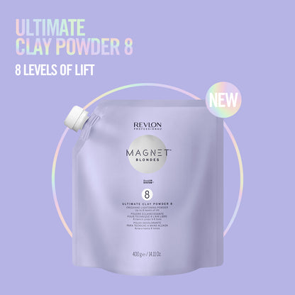 MAGNETTM BLONDES ULTIMATE CLAY POWDER 8 – HAIR BLEACH & LIGHTENING POWDER