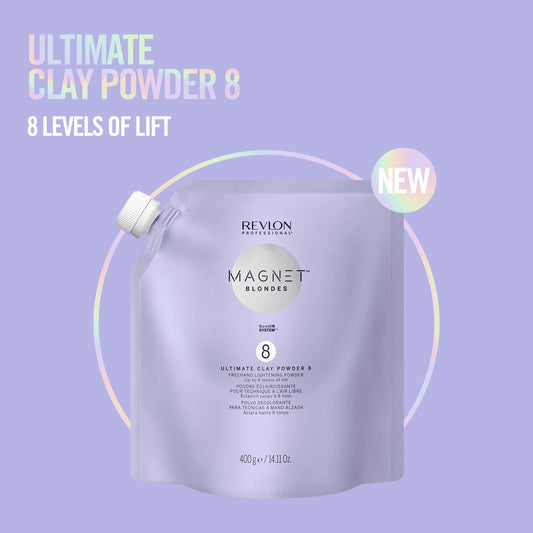 MAGNETTM BLONDES ULTIMATE CLAY POWDER 8 – HAIR BLEACH & LIGHTENING POWDER