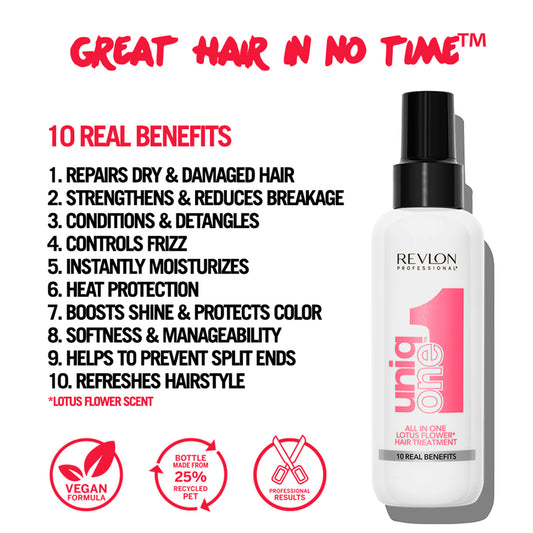 UNIQONETM HAIR TREATMENT LOTUS FLOWER FRAGRANCE